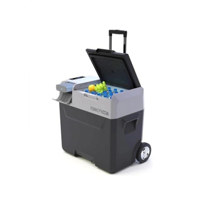 50 Litre Kompresörlü Tekerlekli Araç Buzdolabı (12/24/220 Volt)