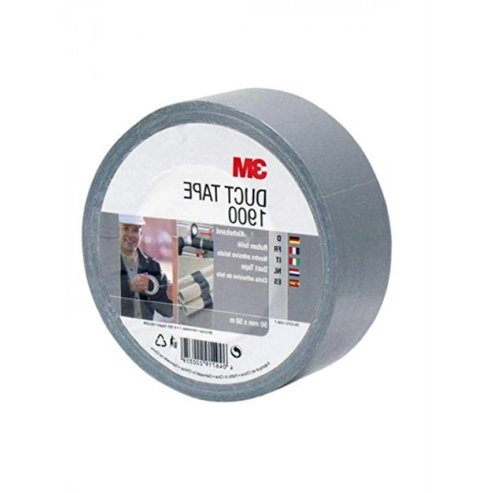 50 m Uzunluğunda Duct Tape, Gri