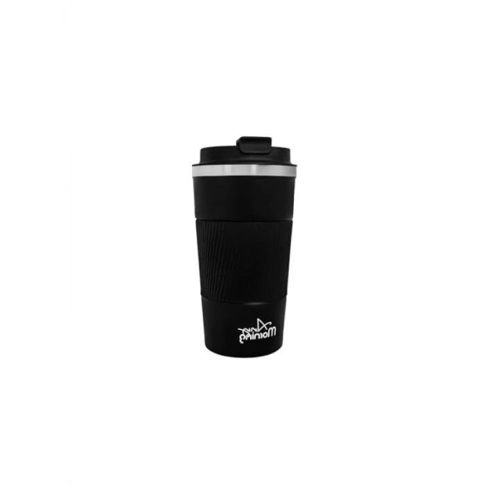 500 ml Sızdırmaz Paslanmaz Çelik Termos Mug, Kaymaz Silikon Tutuş