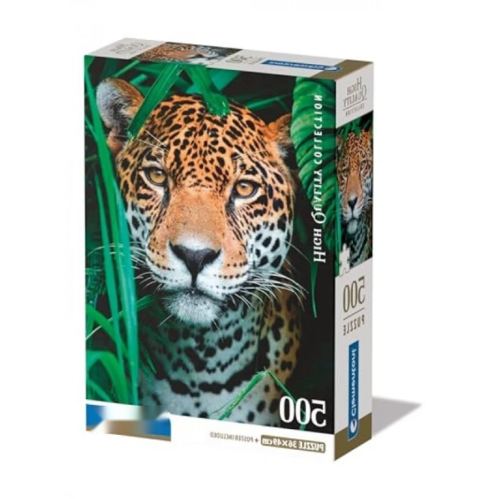 500 Parça Karton Puzzle - Jaguar in the Jungle