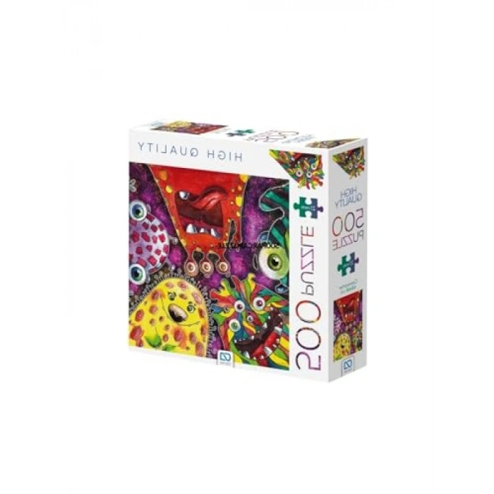 500 Parça Profesyonel Hobi Puzzle - Canavarlar Temalı