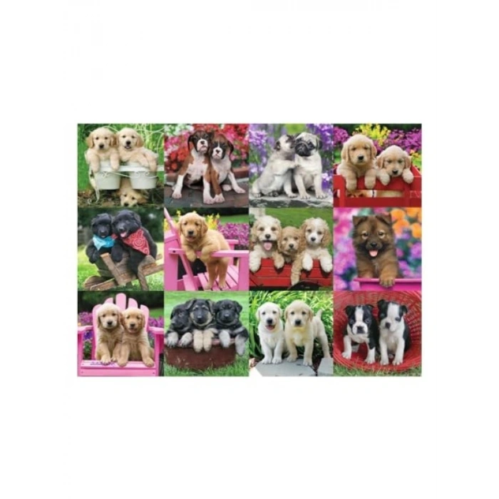 500 Parça Sevimli Köpek Yavruları Yapboz