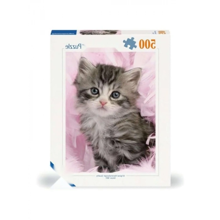 500 Parçalı Yavru Kedi Yapboz, Dayanıklı ve Eğlenceli
