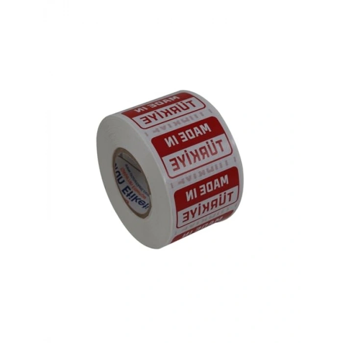 50mm x 30mm Kuşe Etiket - 1000 Adet