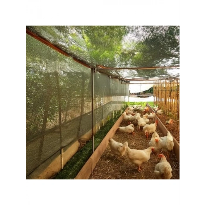 %55 Gölgeleme Kapasitesine Sahip Yeşil Gölgelik File - 4 M x 5 M