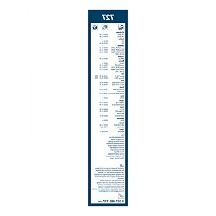 550/475 mm Rüzgarlıklı Silecek Seti