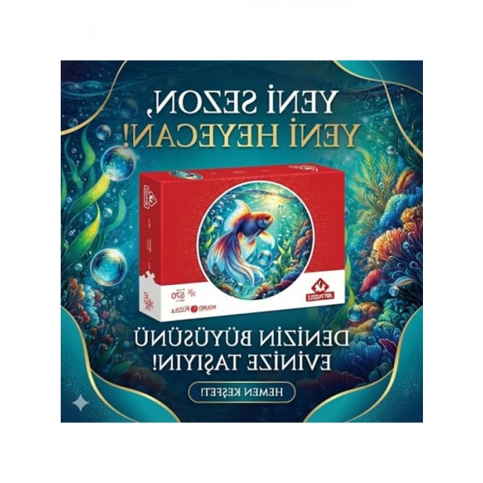 570 Parça Yuvarlak Akvaryum Puzzle