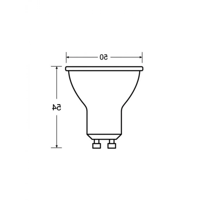 5W LED Spot Ampul - Sarı, GU10 Duy