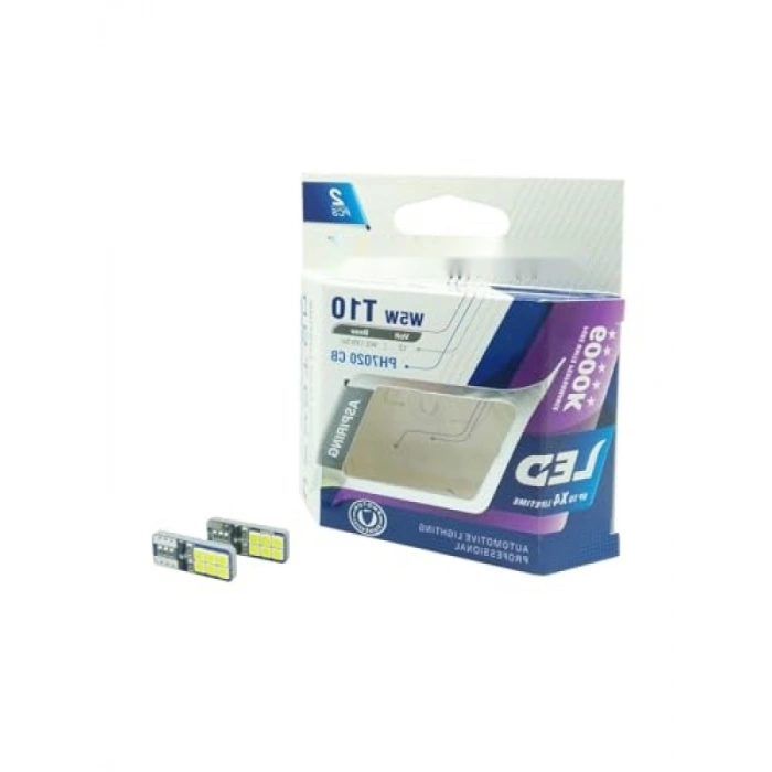 6+6 LED Ampul T10 W5W - Enerji Tasarruflu ve Dayanıklı