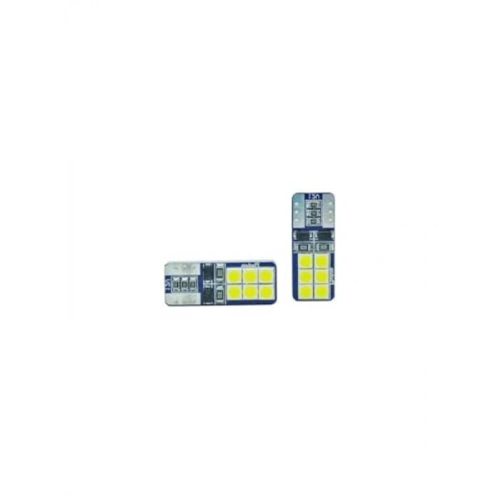 6+6 LED Ampul T10 W5W - Enerji Tasarruflu ve Dayanıklı