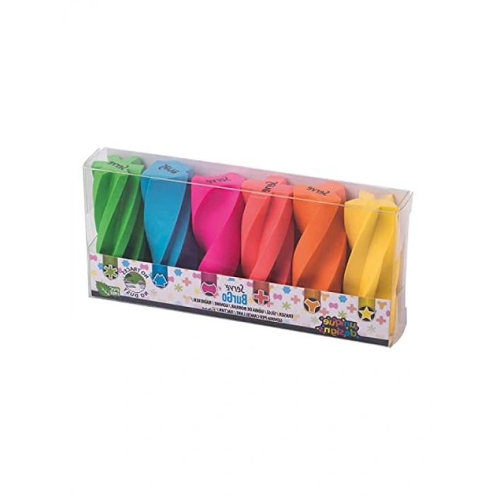 6lı Pastel Silgi Seti