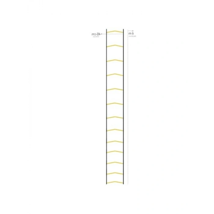 6 Metre Uzun Ayarlanabilir Antrenman Merdiveni - Dayanıklı ve Esnek İdman Aracı
