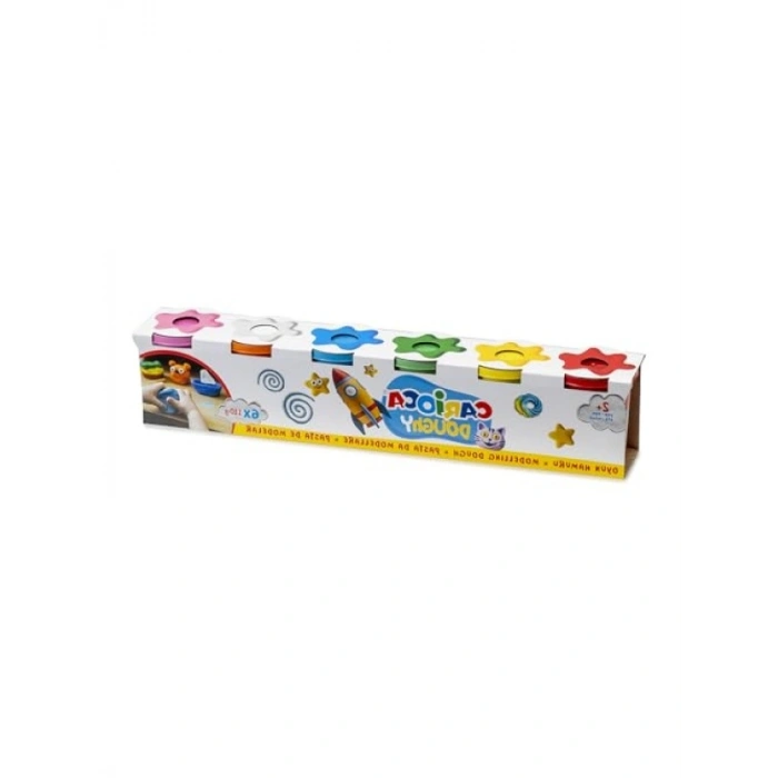 6 Renkli Oyun Hamuru Seti - 110 Gram