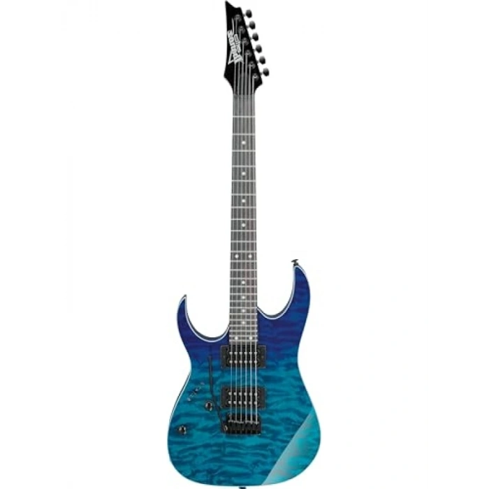 6 Tellli Elektro Gitar - Siyah/Mavi