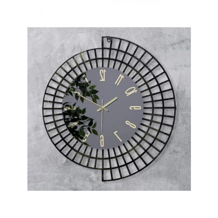 60 cm Metal Çerçeve Ayna Gövde Dekoratif Duvar Saati