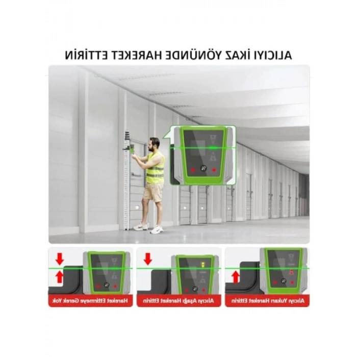60 Metre Mesafeye Kadar Hizalama Yapabilen Lazer Dedektörü