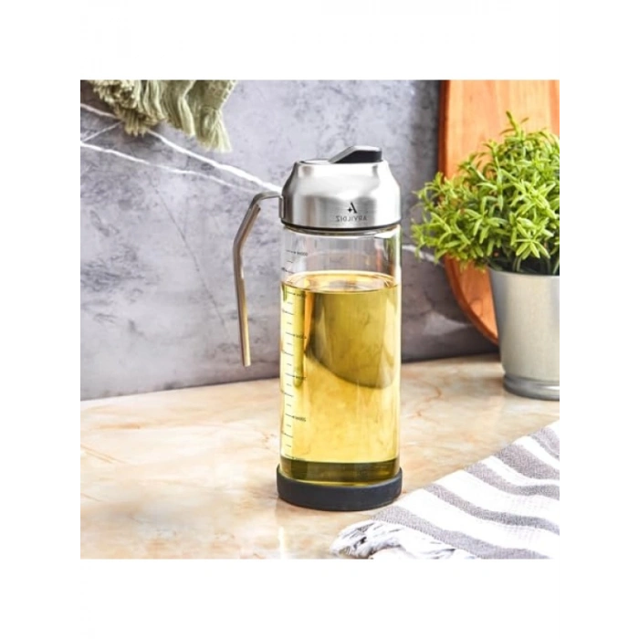 600 ml Kapasiteli Cam Yağlık