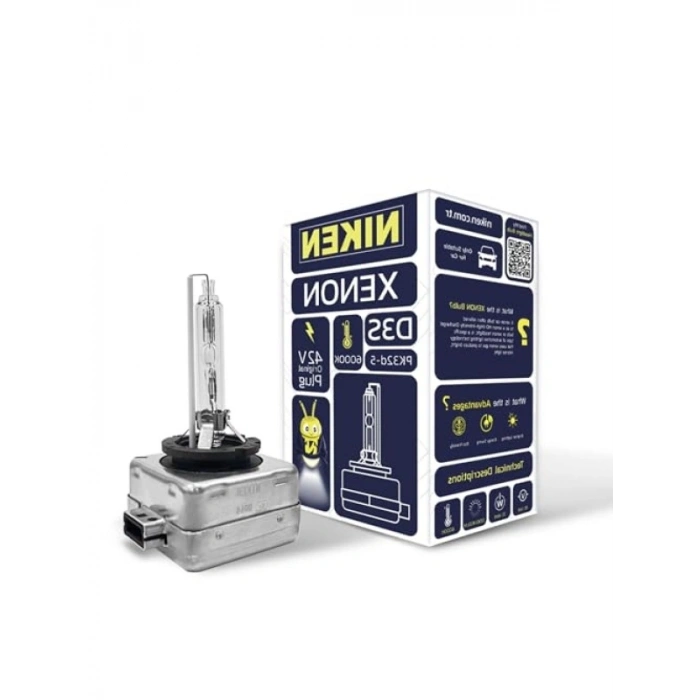 6000K Beyaz Xenon Far Ampulü, 42V, 35W, PK32d-5, Yüksek Performans