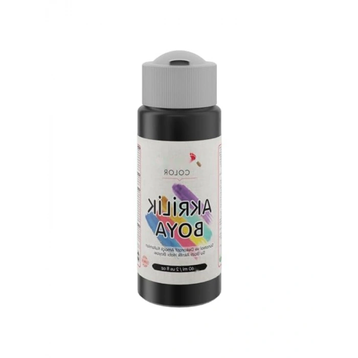 60ml Siyah Akrilik Boya
