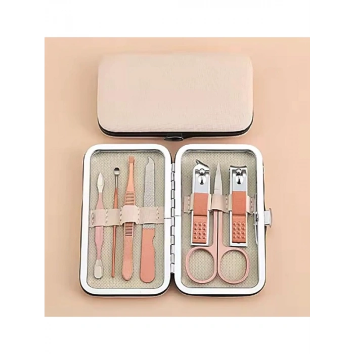 7 Parça Profesyonel Manikür Pedikür Seti - Rose Gold