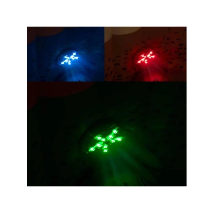 7 Renkli Su Geçirmez LED Işık, 9.2 cm