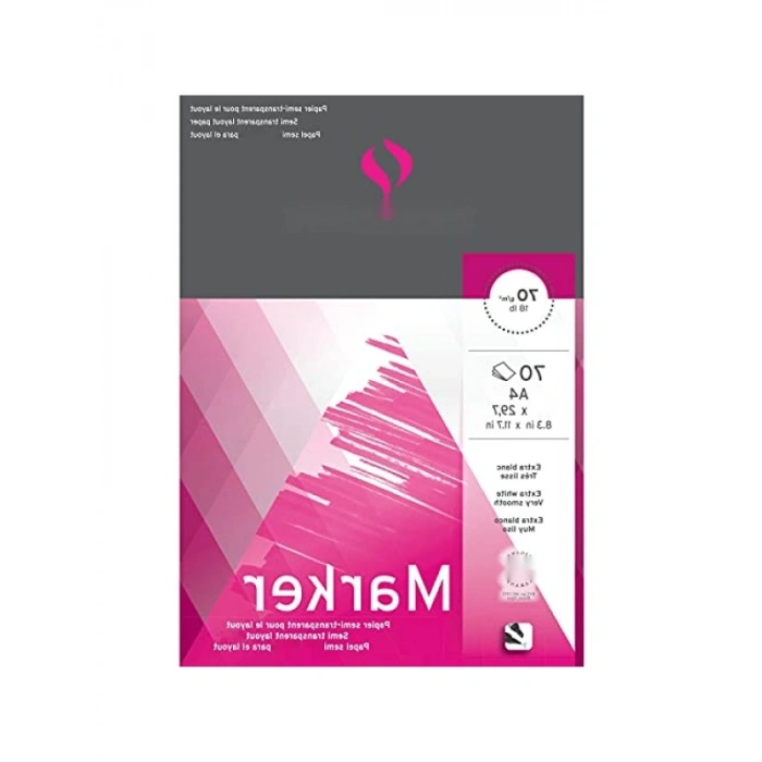 70 Sayfa A4 Boyutunda Marker Bloğu - 70g