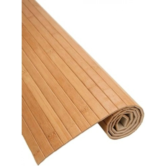 70x45 cm Kaydırmaz Tabanlı Bambu Banyo Paspası