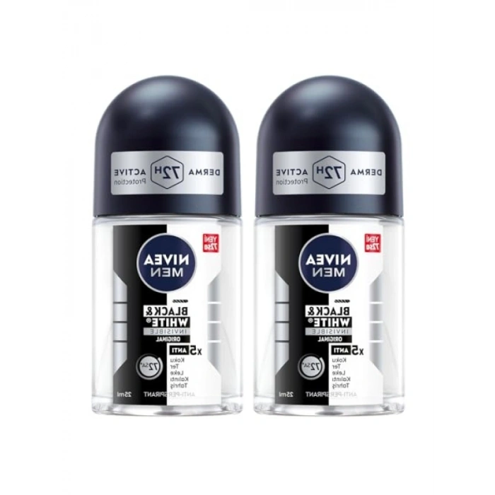 72 Saat Süren Etkili Roll-on Deodorant - Siyah ve Beyaz Lekesiz Koruma
