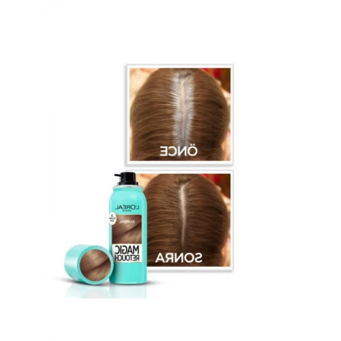 75 ml Beyaz Dip Kapatıcı Sprey - Kumral Renk
