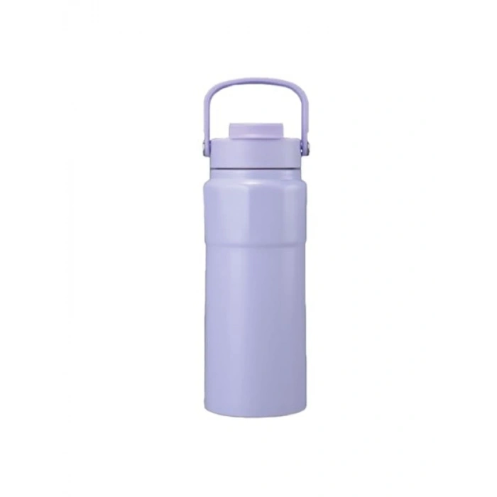 750 ML Kapasiteli Mor Çelik İçli Termos
