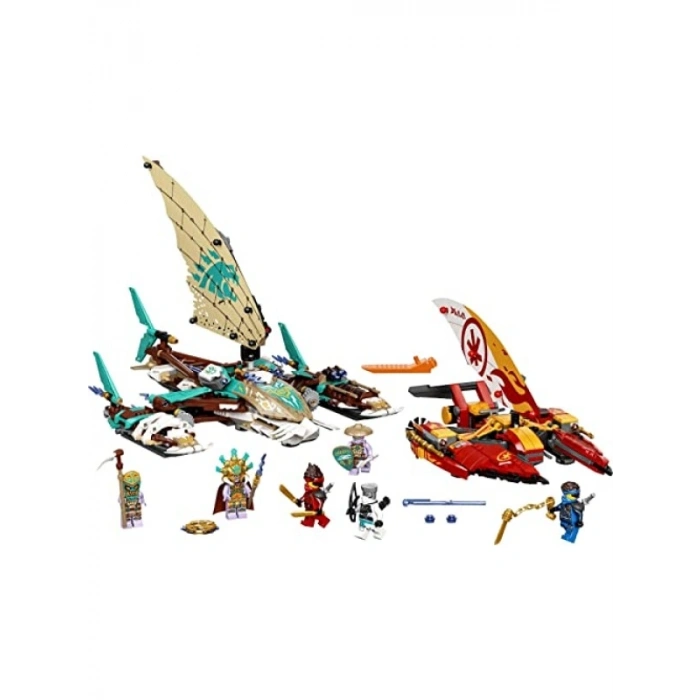 780 Parça Ninjago Katamaran Deniz Savaşı Oyuncak Seti