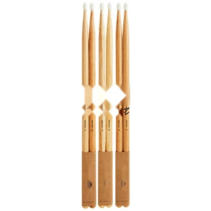 7A Hickory Davul Çubukları - Oval Naylon Uç