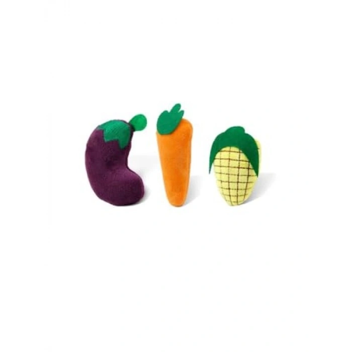 8 cm Peluş Sebze ve Meyve Kedi Oyuncağı