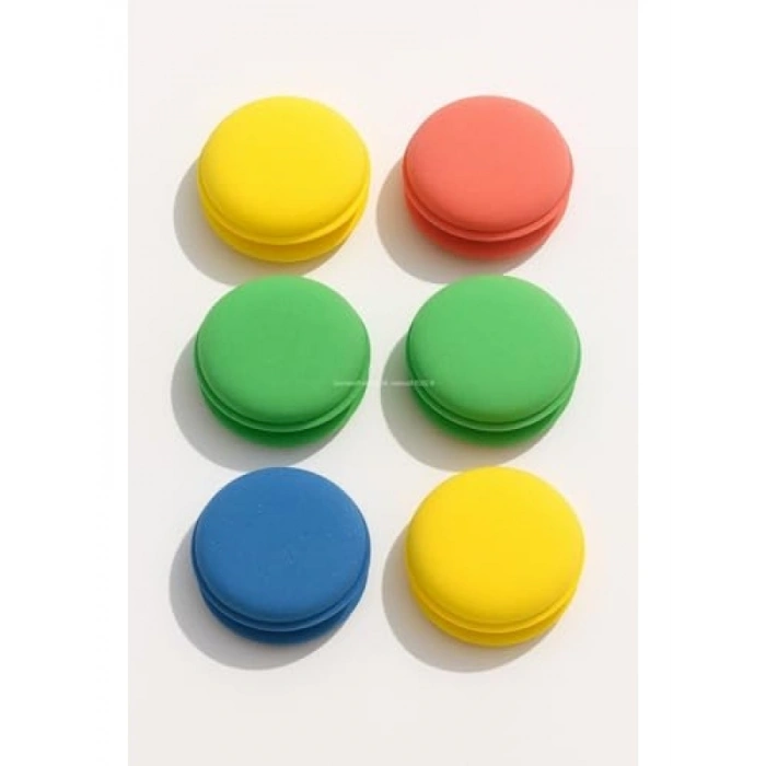 8 Parça Makaron Model Araba Cila Süngeri Seti, 9.5 cm Çaplı