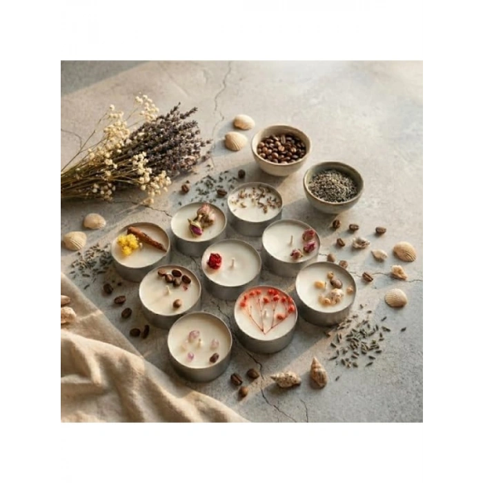 9lu XL Boy Soya Kokulu Tealight Mum Seti
