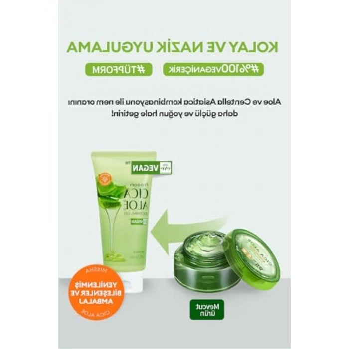 %95 Cica Aloe Kompleksi İçeren Nemlendirici Jel 300 ml