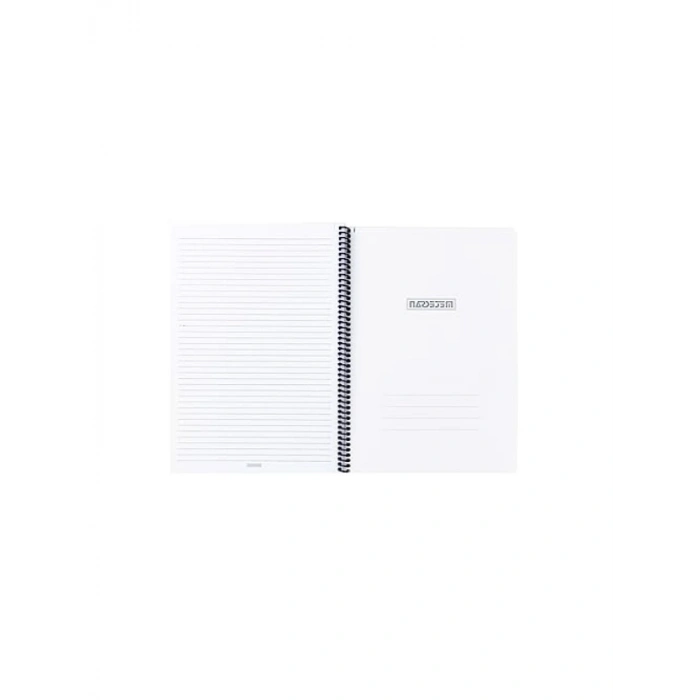 A4 120 Yaprak Çizgili Spiralli Defter - Yeşil Karton Kapak