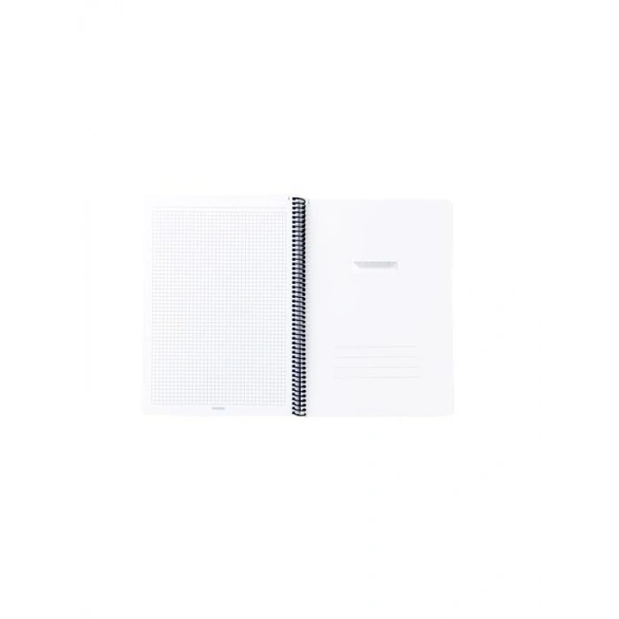 A4 120 Yaprak Kareli Defter, Karton Kapak, Mavi