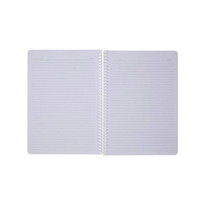 A4 Karton Kapaklı Spiralli Defter - 144 Yaprak, Çizgili