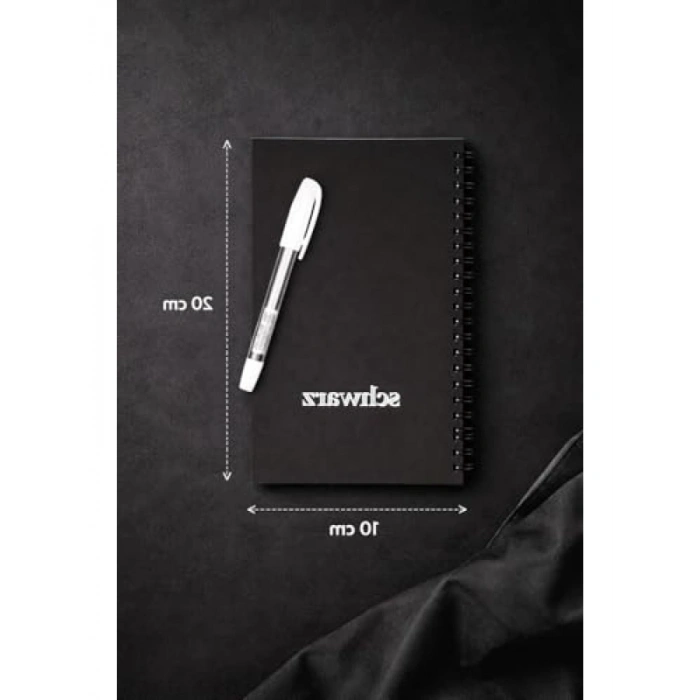 A5 Çizgisiz Spiralli Defter, Premium Kalite, Beyaz Jel Kalem Hediye