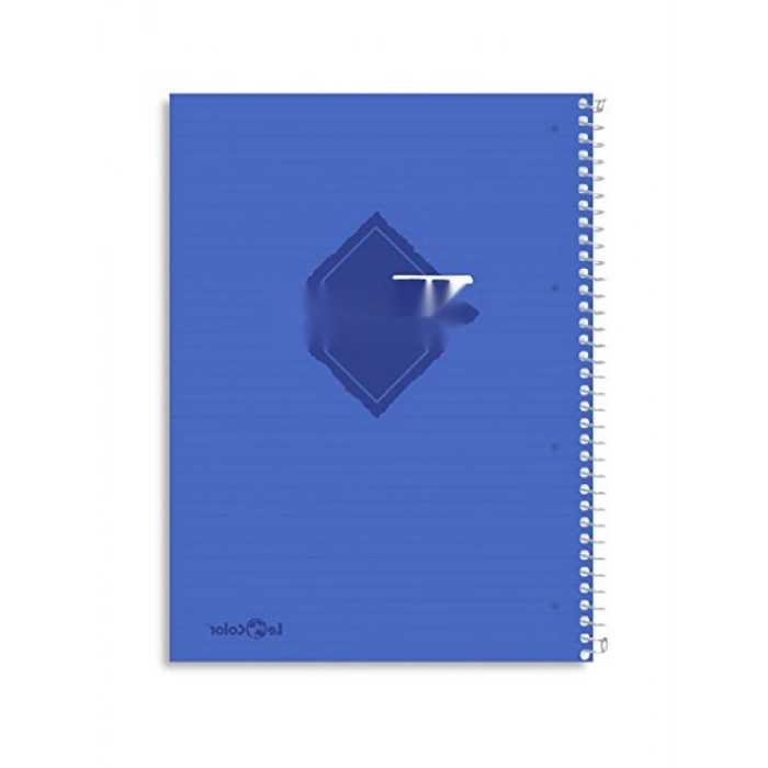 A5 Ebatında Kareli Spiralli Defter - 200 Sayfa
