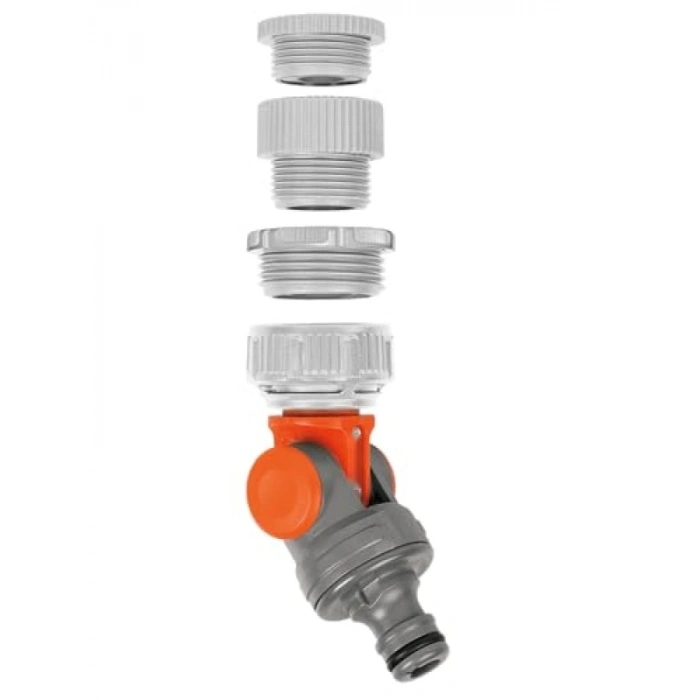 Açılı Musluk Parçası - 26,5 mm ve 21 mm Dişli