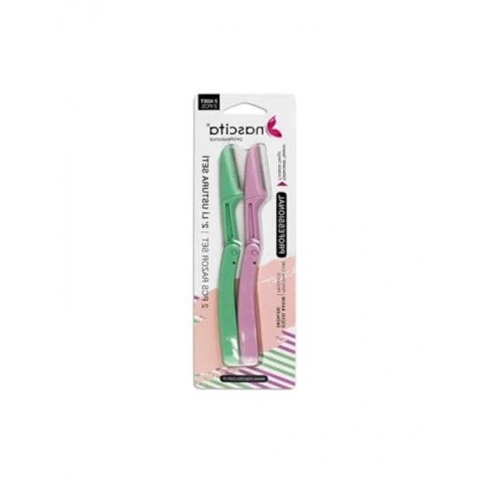 Açılır/Kapanır Yüz Ustura Seti - 2li, Dayanıklı ve Paslanmaz