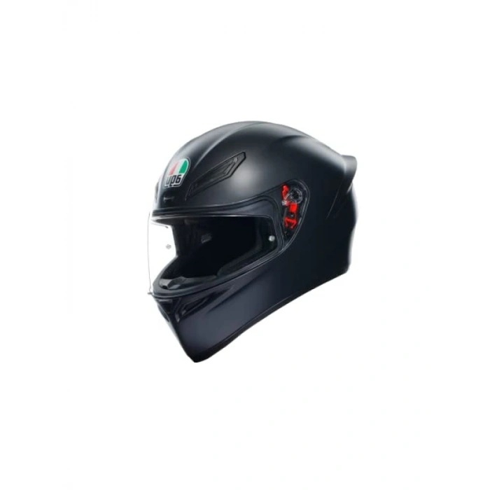 Aerodinamik Tasarımlı Kapalı Motosiklet Kaskı - Matt Black