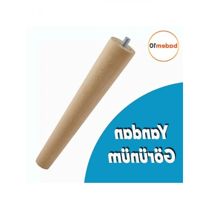 Ahşap Ayak Mobilya Ayağı - 20 cm, M8 Civatalı