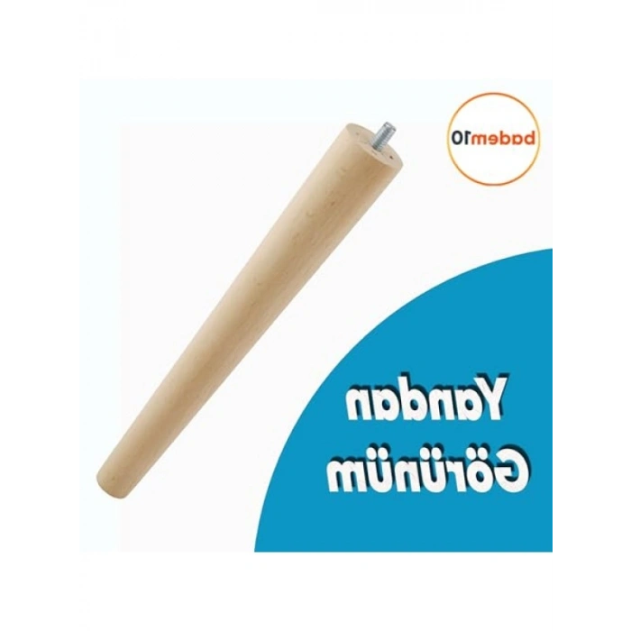 Ahşap Mobilya İçin 30 cm M8 Civatalı Koltuk ve Masa Ayağı Seti (8li)
