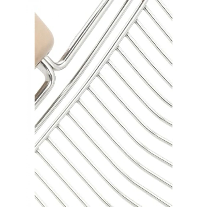 Ahşap Saplı Metal Kedi Kumu Küreği - Dayanıklı ve Ergonomik Tasarım