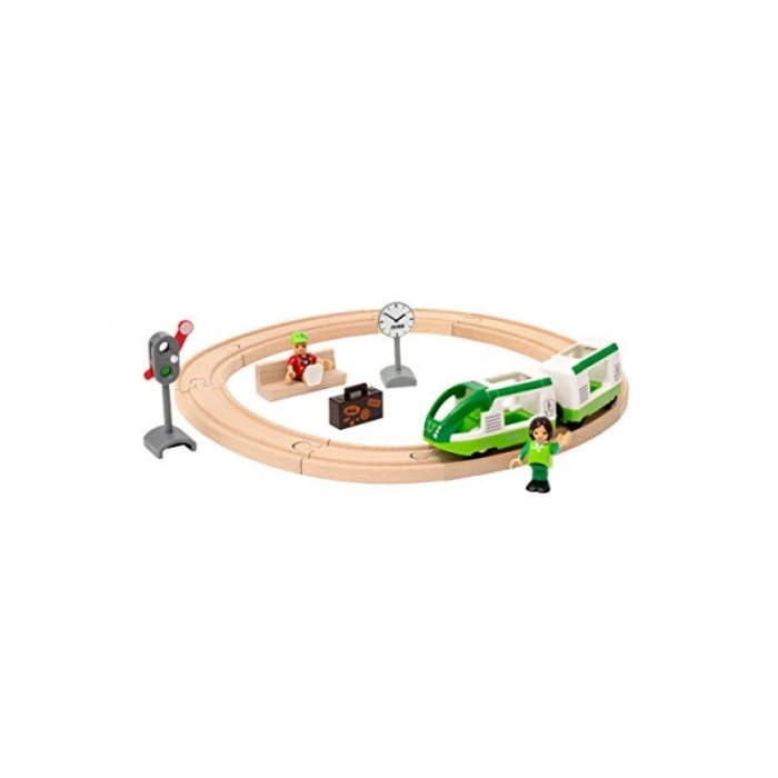 Ahşap Tren Seti - Çocuklar İçin Uyumlu Aksesuarlar