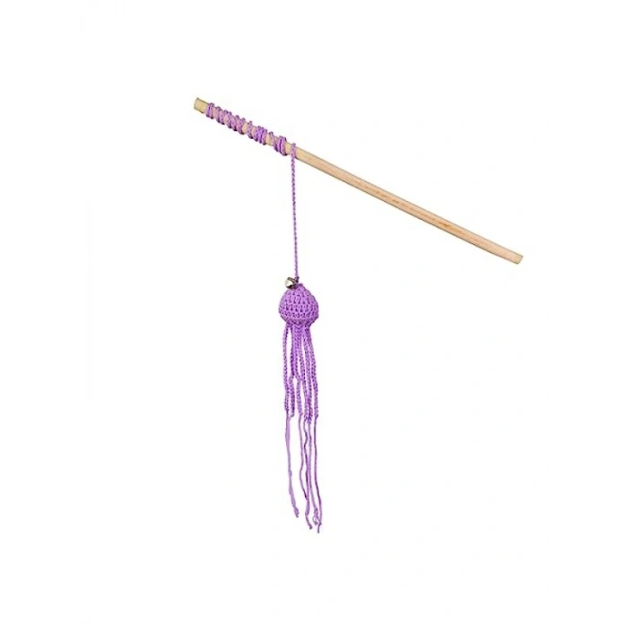 Ahtapot Desenli Kedi Oynatma Oltası