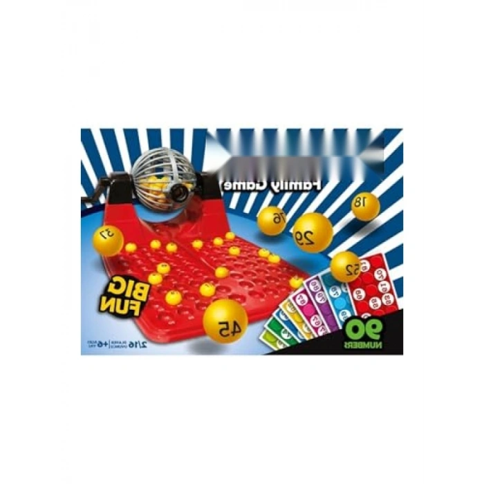 Aile Oyunları İçin Bingo Oyun Seti